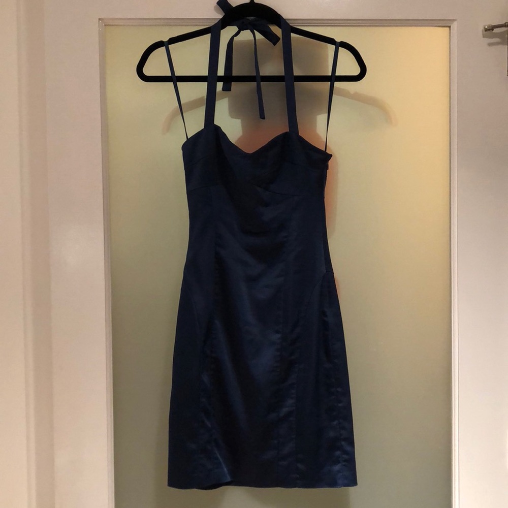 BCBG halter midi dress